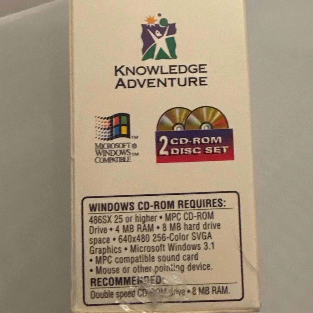 The Random House Kid's Encyclopedia 2 CD-ROM Disc Knowledge Adventure‎ Jumpstart